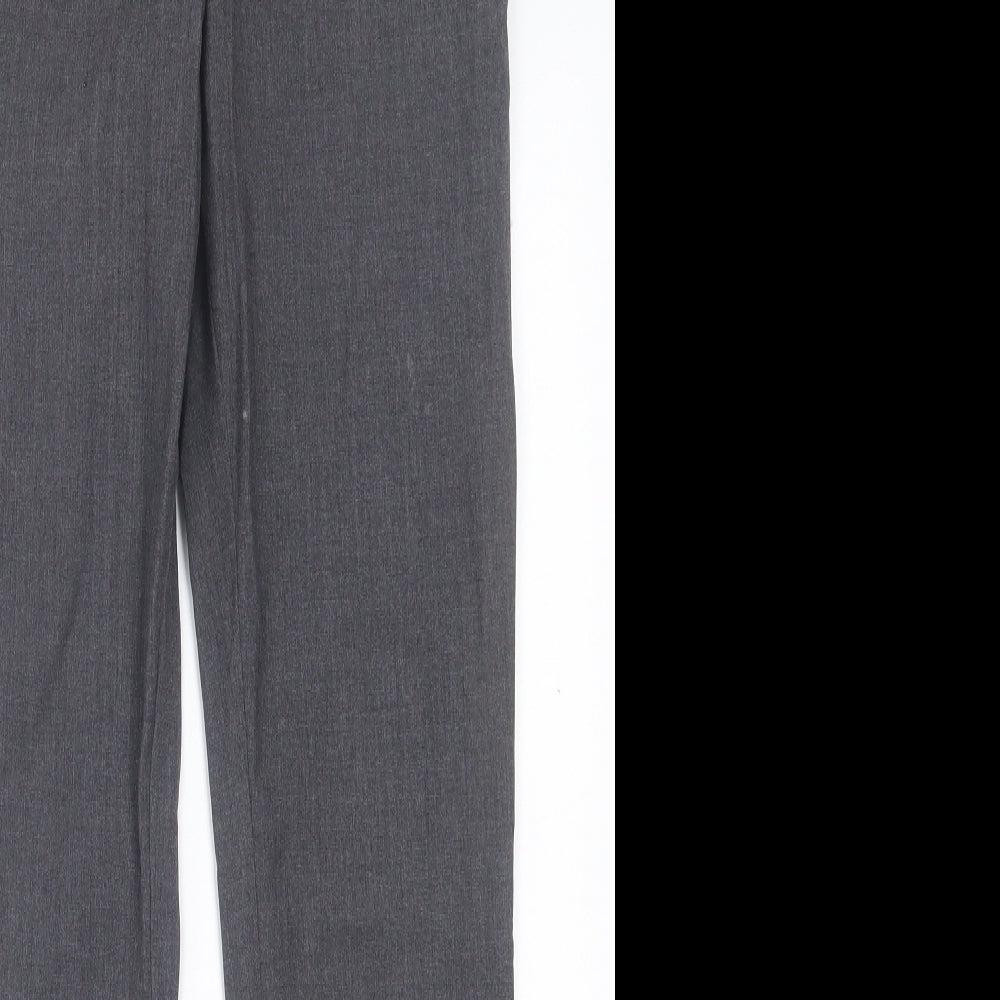 H&M Womens Green  Polyester Trousers  Size 6 L28 in Regular Hook & Eye
