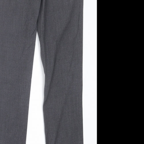 H&M Womens Green  Polyester Trousers  Size 6 L28 in Regular Hook & Eye