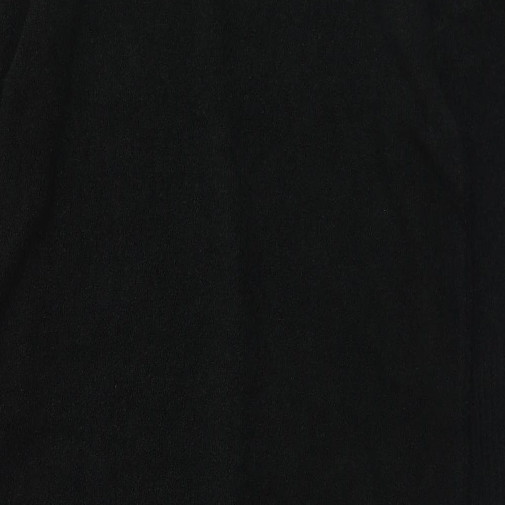 Boohoo Womens Black  Acrylic Jumper Dress  Size L  Roll Neck