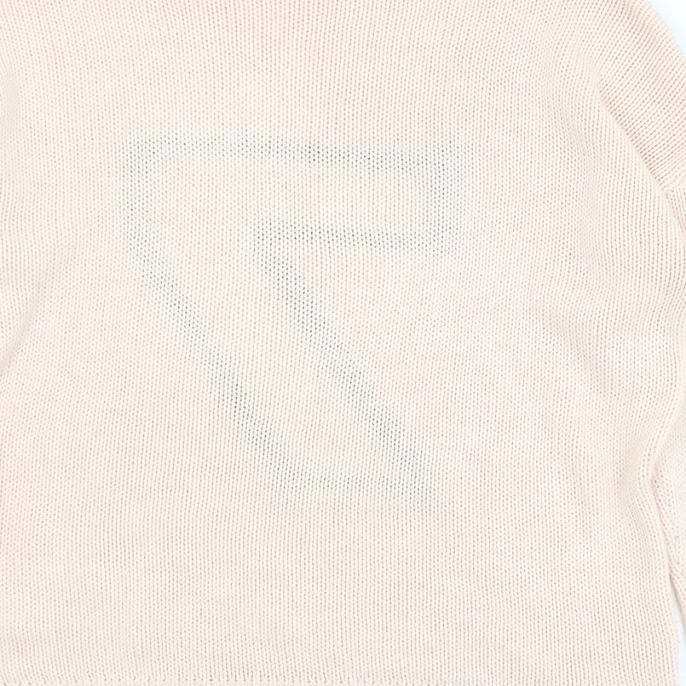 Atmosphere Womens Pink Boat Neck  Acrylic Pullover Jumper Size 12   - 7