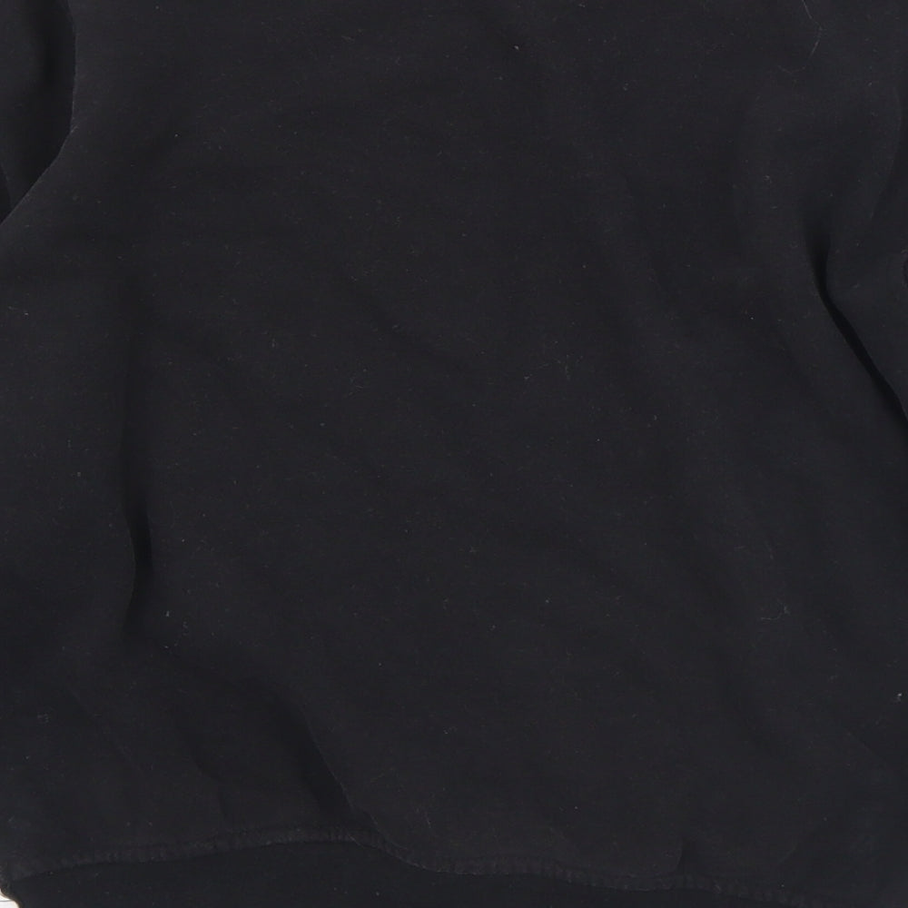 Moncler Womens Black  Polyester Pullover Sweatshirt Size 8