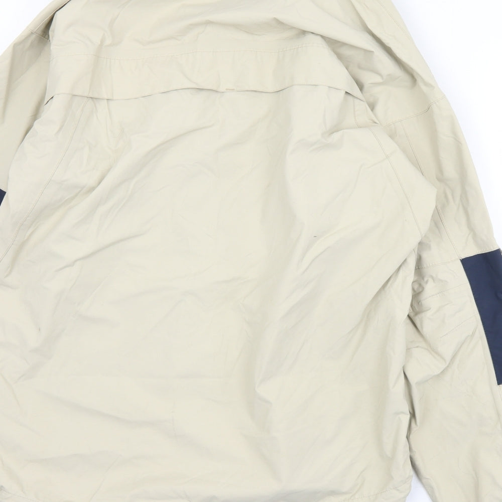 Helly Hansen Mens Beige   Rain Coat Coat Size XS  Zip