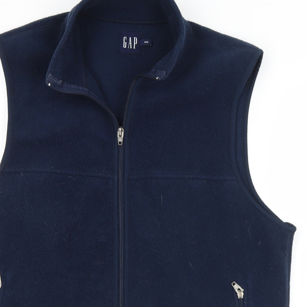 Gap Mens Blue   Gilet Jacket Size M  Zip