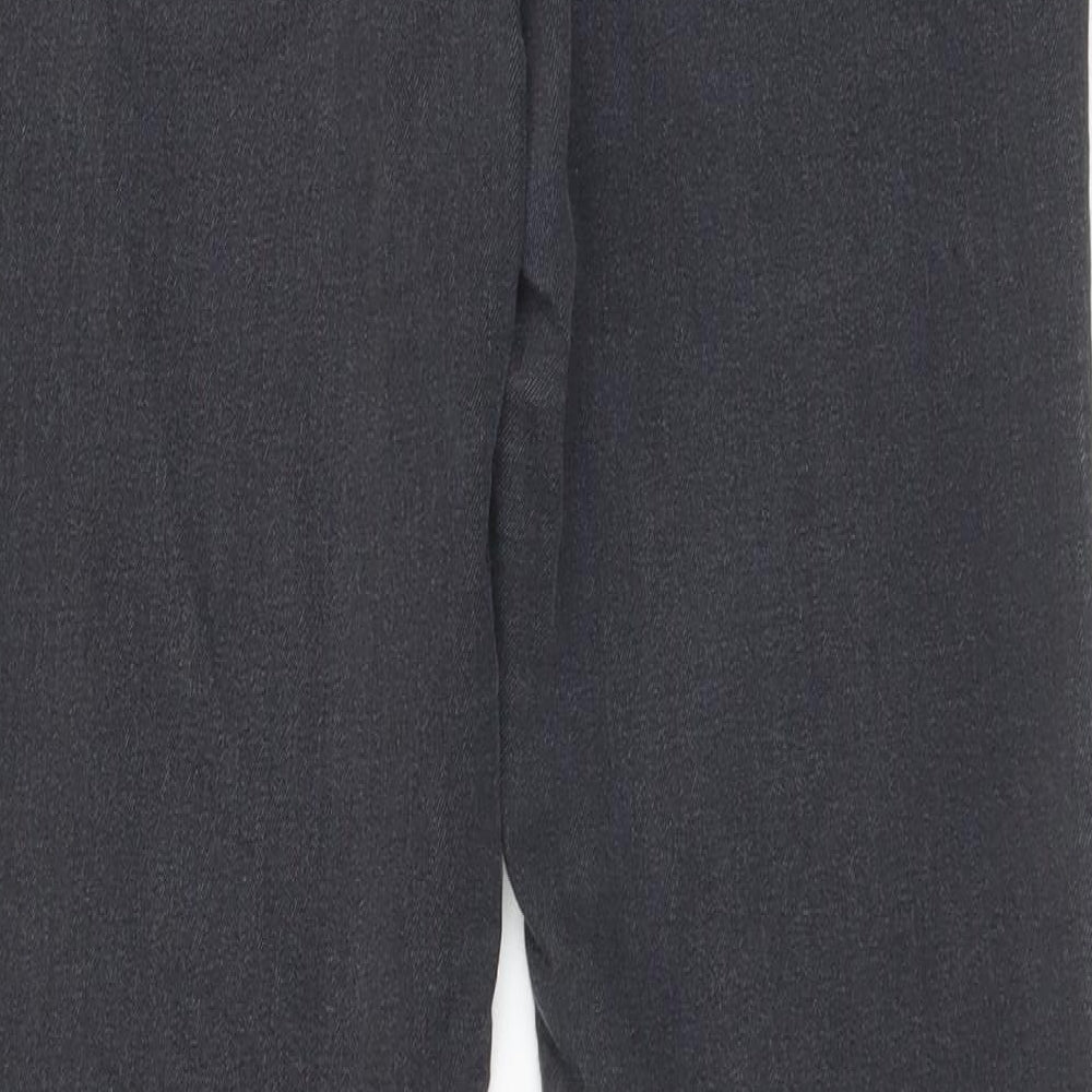 Marks and Spencer Womens Black  Cotton Skinny Jeans Size 8 L29 in Slim Button