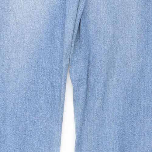 Bullhead Denim Co. Womens Blue  Cotton Skinny Jeans Size 10 L29 in Regular Button