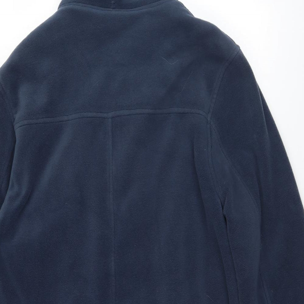 Bear USA Mens Blue   Pea Coat Coat Size M  Zip