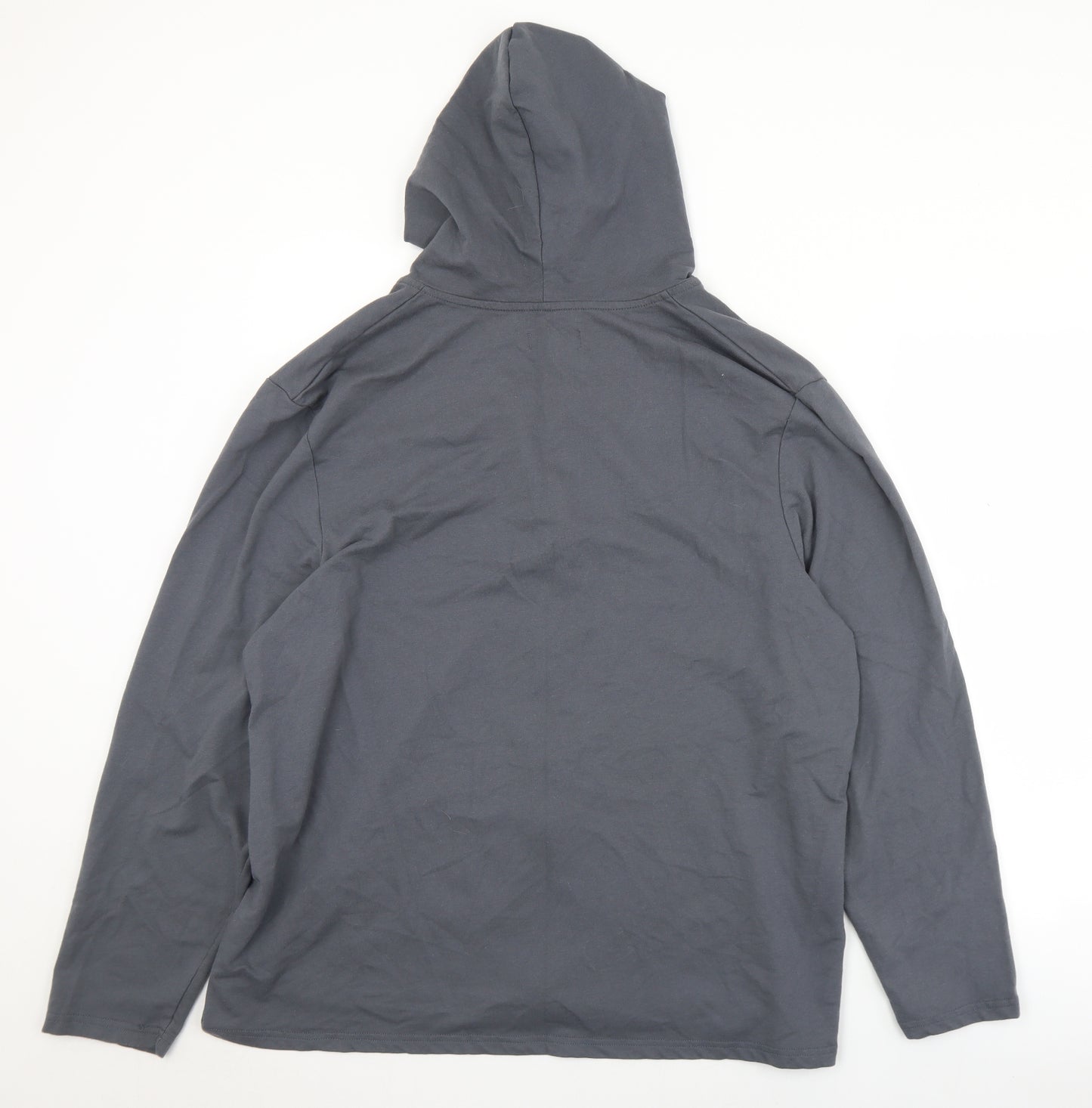 Studio Mens Grey  Cotton Full Zip Hoodie Size 2XL   - Lounge top