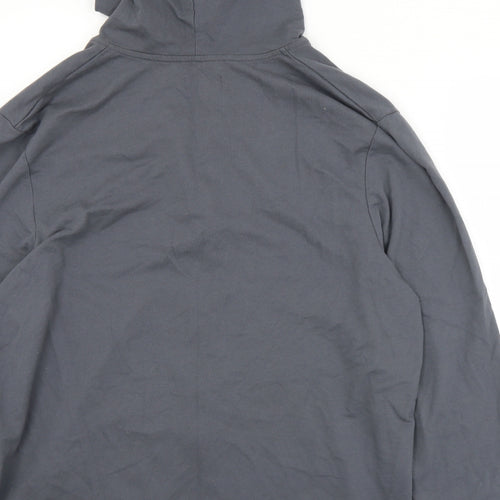Studio Mens Grey  Cotton Full Zip Hoodie Size 2XL   - Lounge top