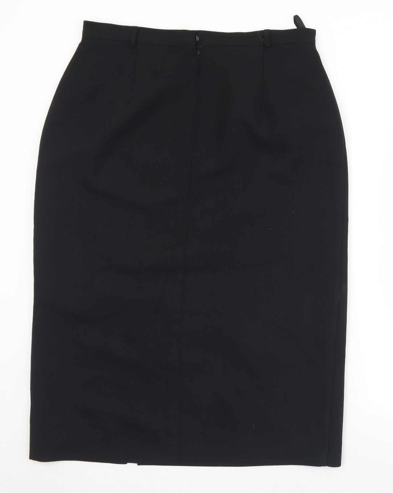 Bertertex Womens Black  Polyester Straight & Pencil Skirt Size 18   Zip