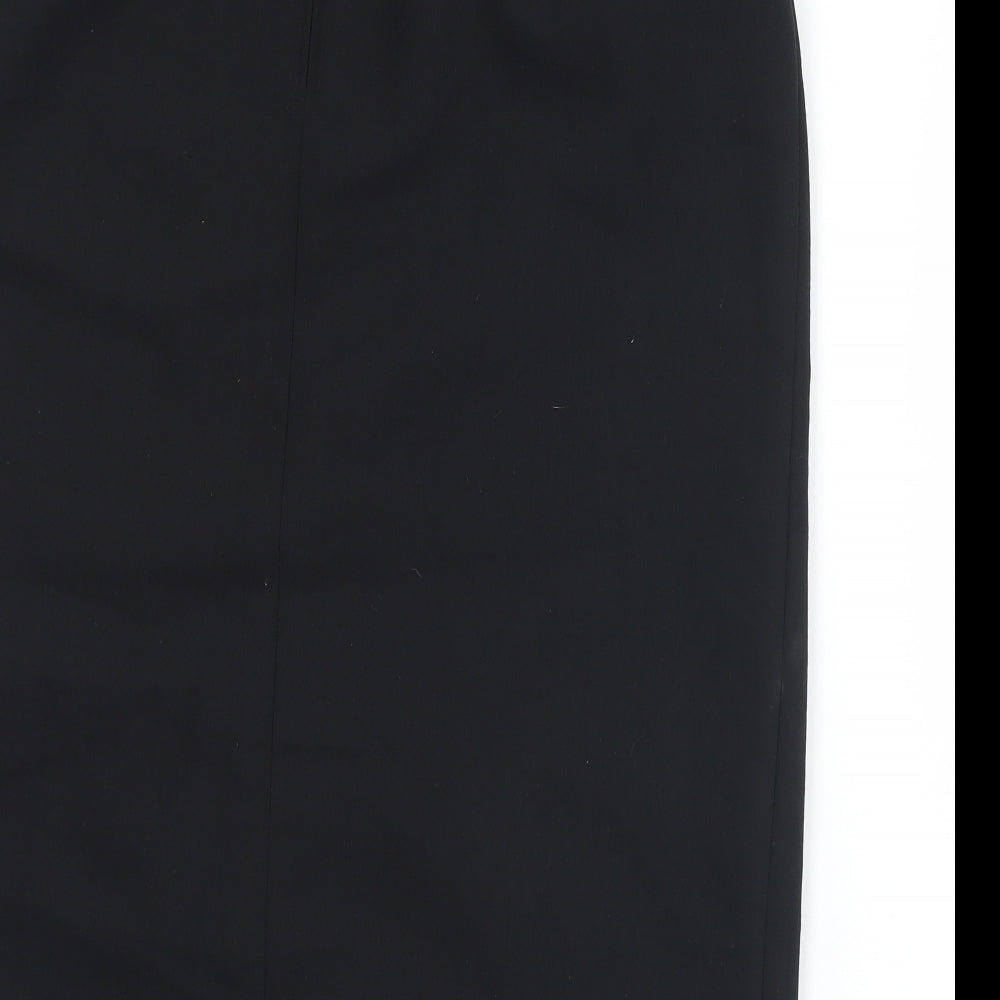 Bertertex Womens Black  Polyester Straight & Pencil Skirt Size 18   Zip