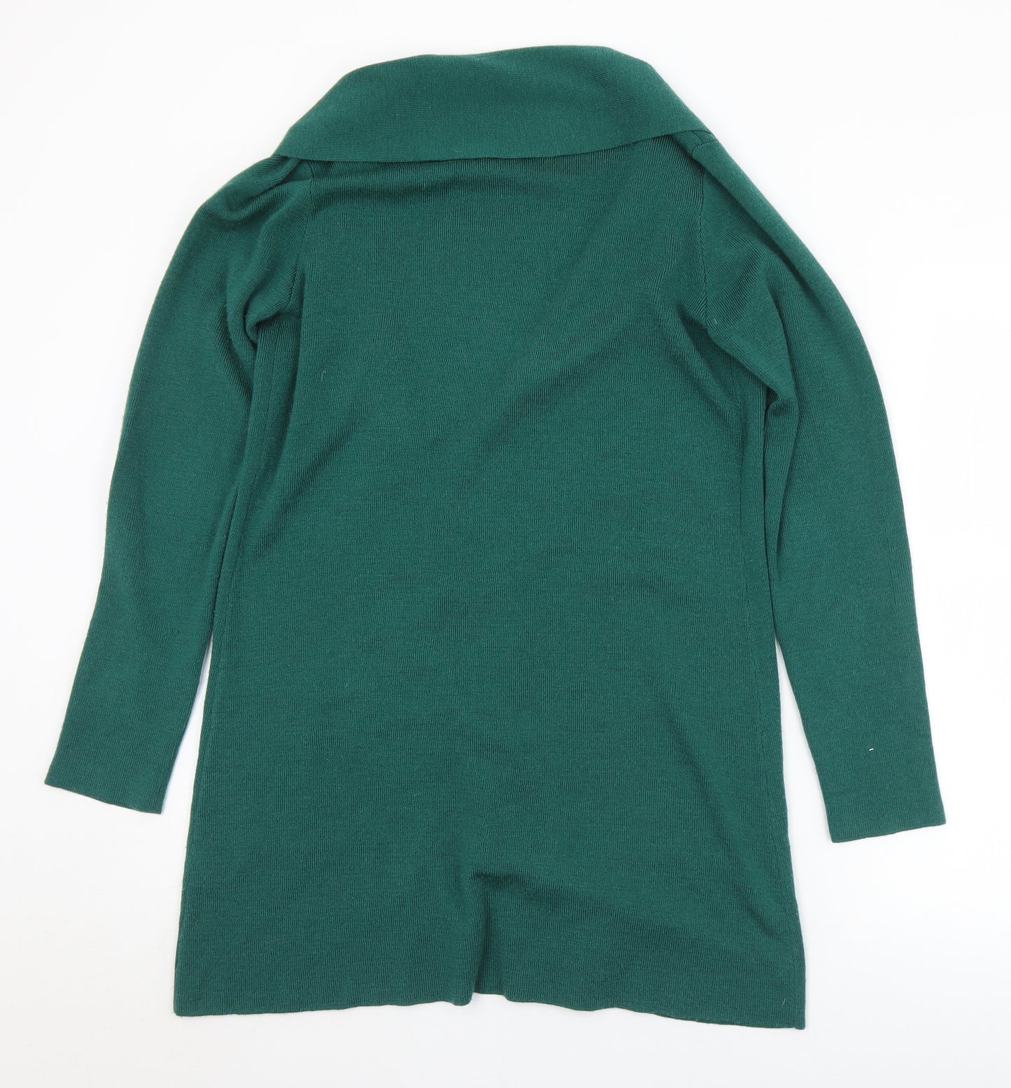 Orvis Womens Green Collared  Wool Cardigan Jumper Size M