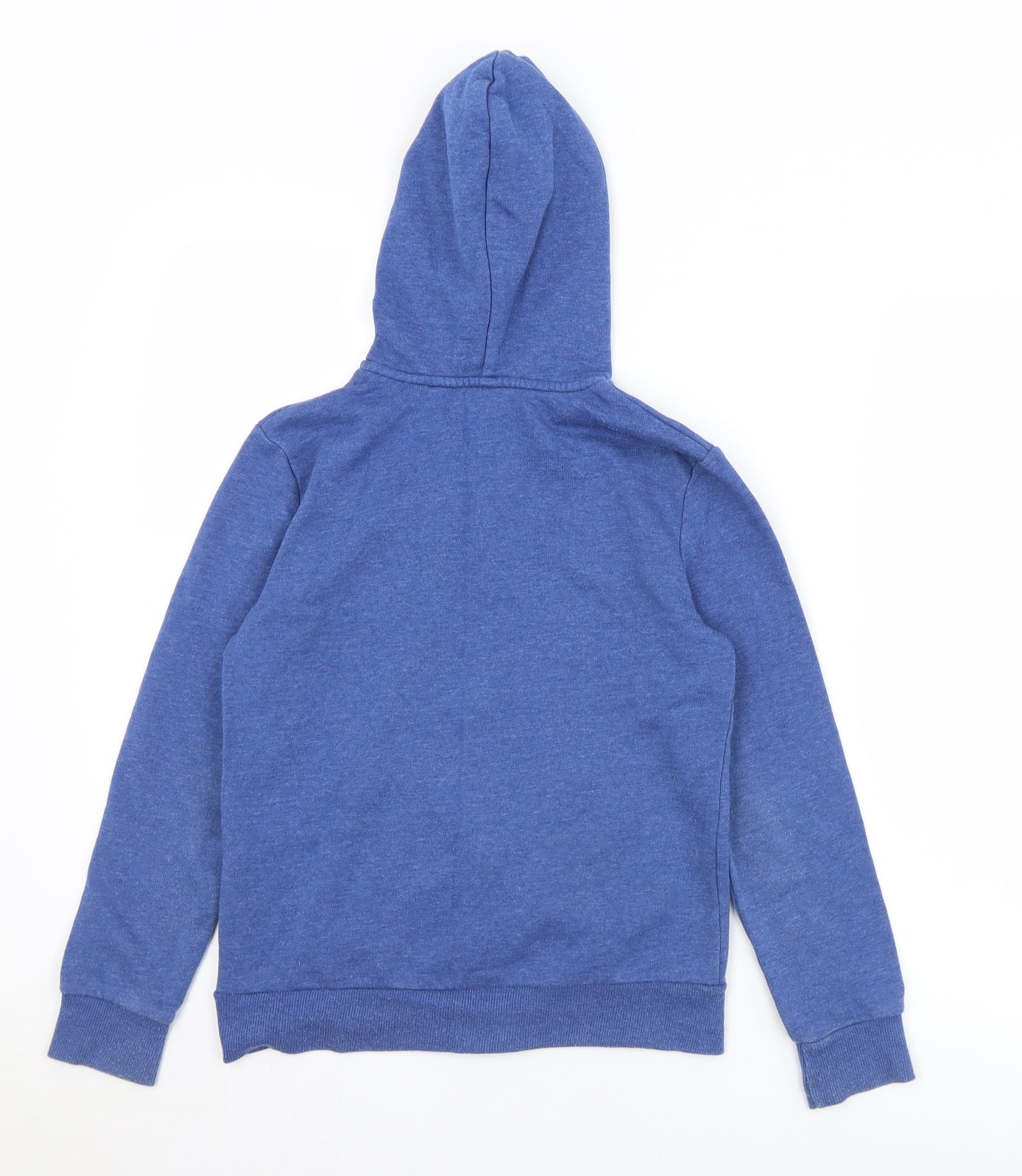 H&M Boys Blue  Cotton Full Zip Hoodie Size 9-10 Years  Zip