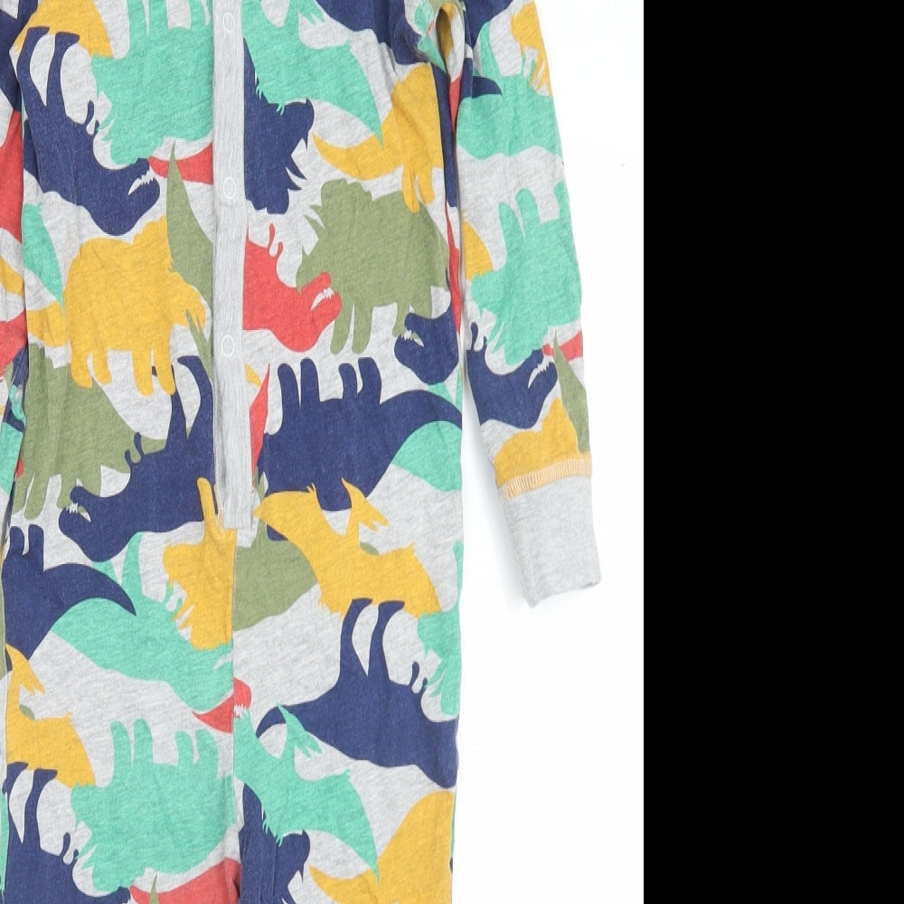TU Boys Multicoloured Geometric Cotton  One Piece Size 4-5 Years  Snap - DInosaurs