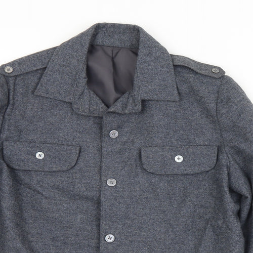 Preworn Womens Grey   Jacket  Size M  Button