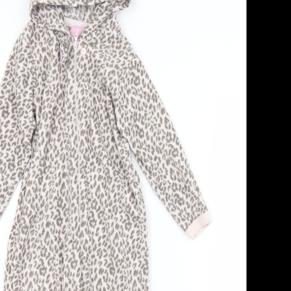 Primark Girls Multicoloured Animal Print Polyester Top One Piece Size 3 Years  Zip