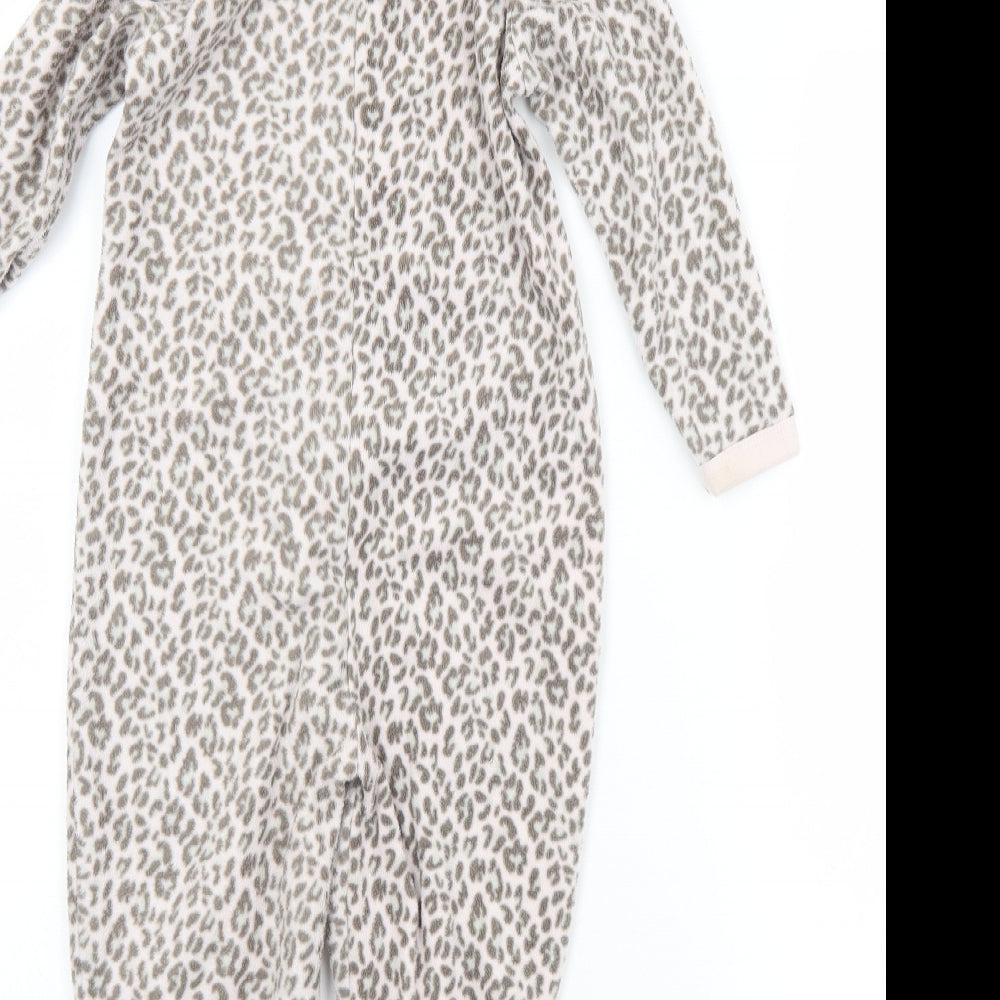 Primark Girls Multicoloured Animal Print Polyester Top One Piece Size 3 Years  Zip