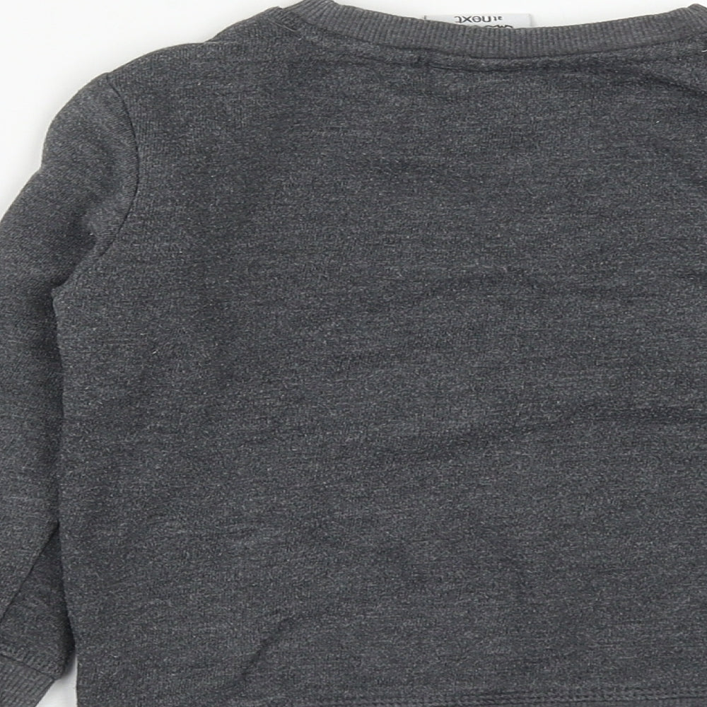NEXT Boys Grey  Polyester Pullover Sweatshirt Size 2-3 Years   - Mickey Mouse