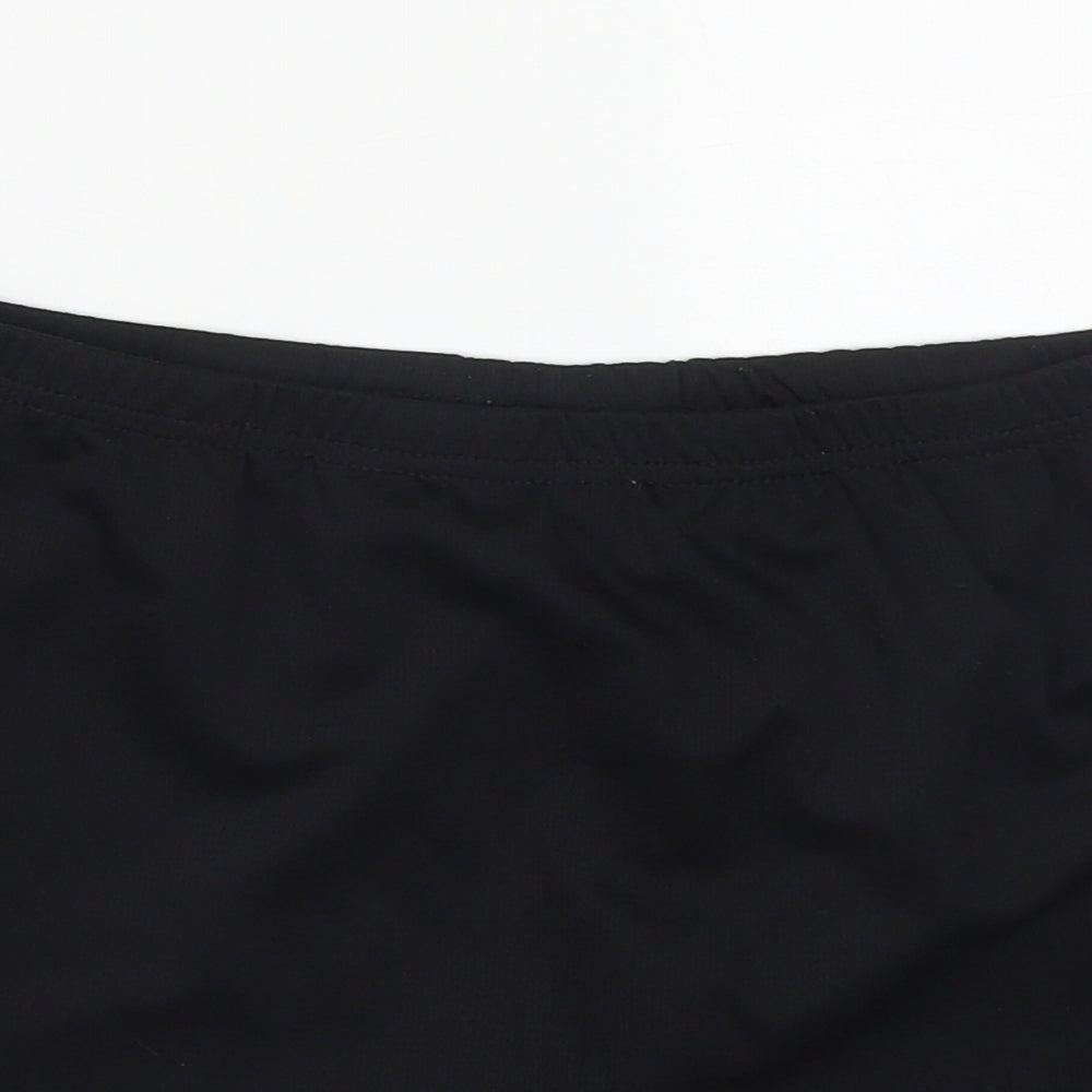 Kukri Girls Black  Polyester Mini Skort Size 11-12 Years  Regular