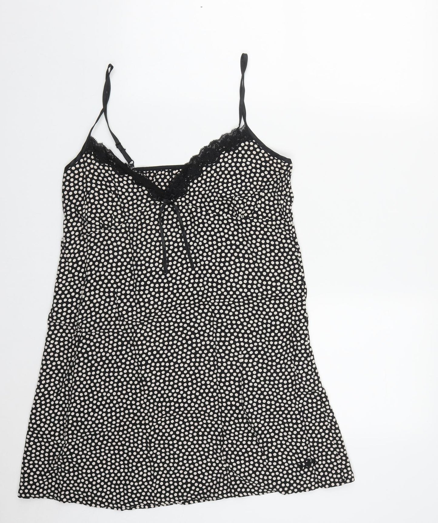 Marks and Spencer Womens Multicoloured Polka Dot Polyester Babydoll Dress Size M