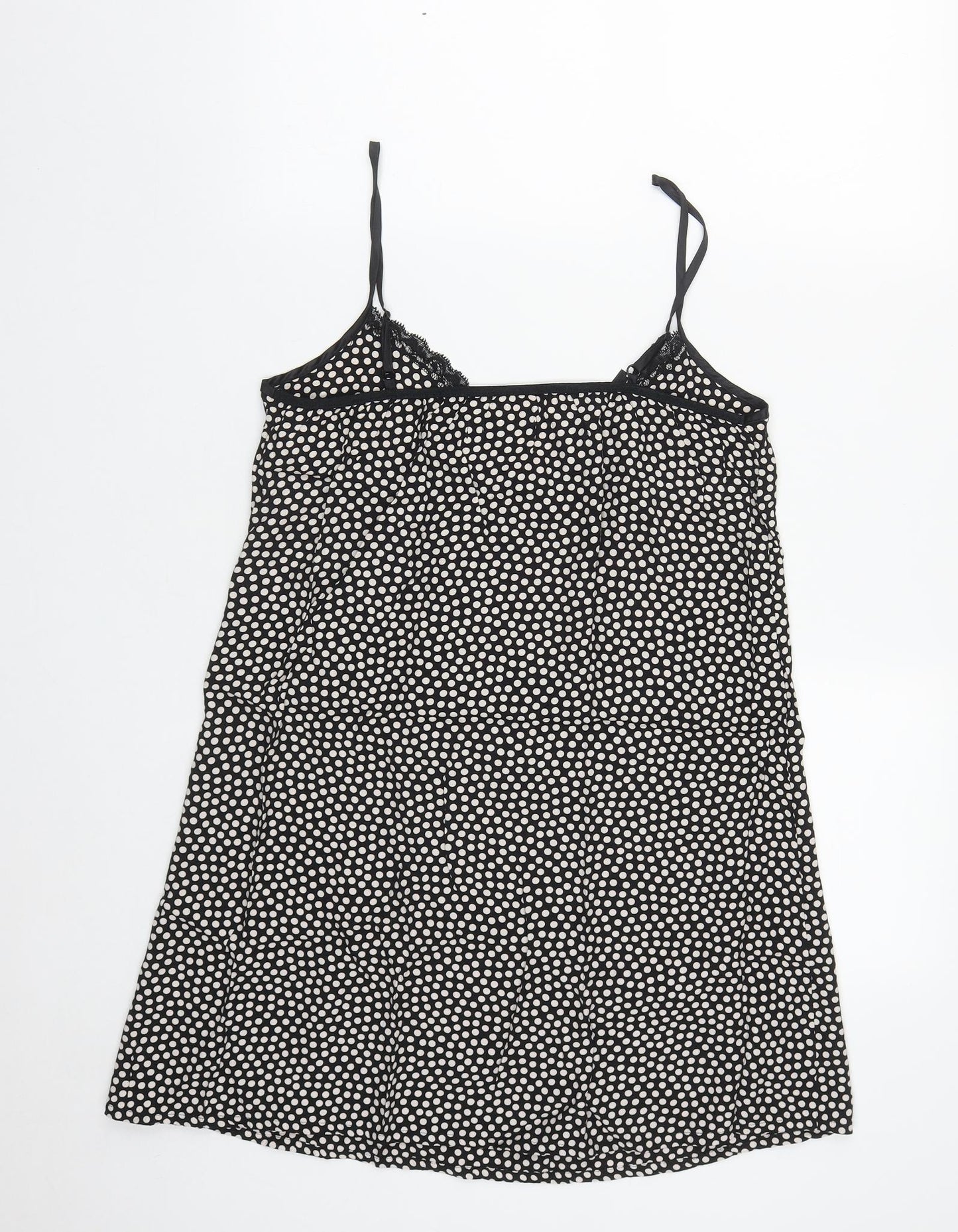 Marks and Spencer Womens Multicoloured Polka Dot Polyester Babydoll Dress Size M