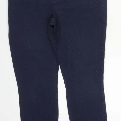 Gap Womens Blue  Cotton Skinny Jeans Size 30 in L25 in Regular Zip