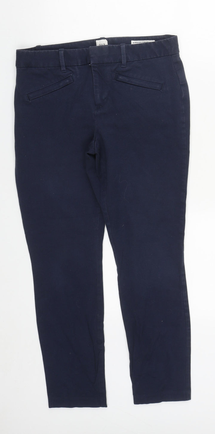 Gap Womens Blue Cotton Skinny Jeans Size 30 in L25 in Regular Zip