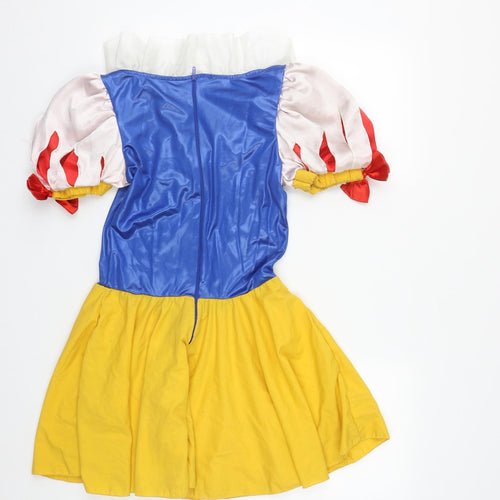 Leg Avenue Womens Multicoloured  Nylon Fit & Flare  Size L  V-Neck  - Snow White Fancy Dress