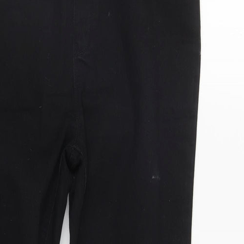 George Womens Black  Cotton Jegging Jeans Size 12 L28 in Regular
