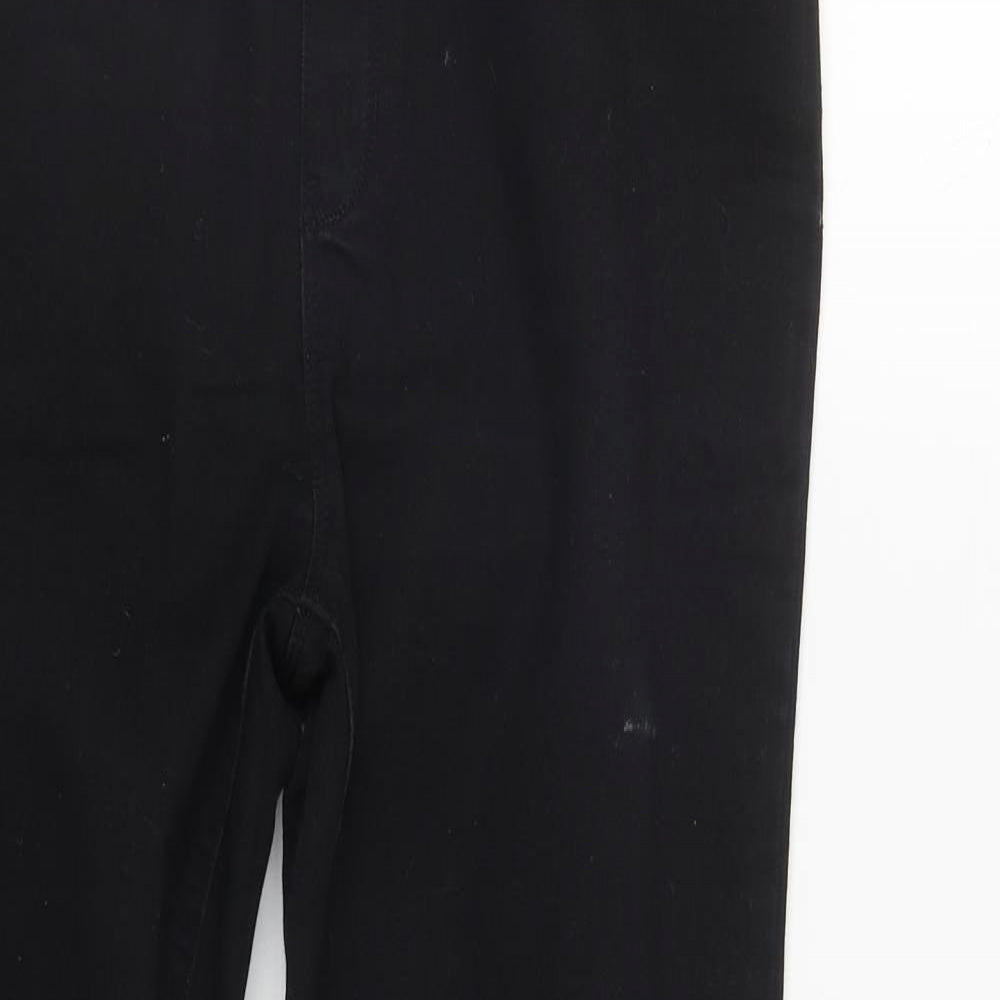 George Womens Black  Cotton Jegging Jeans Size 12 L28 in Regular