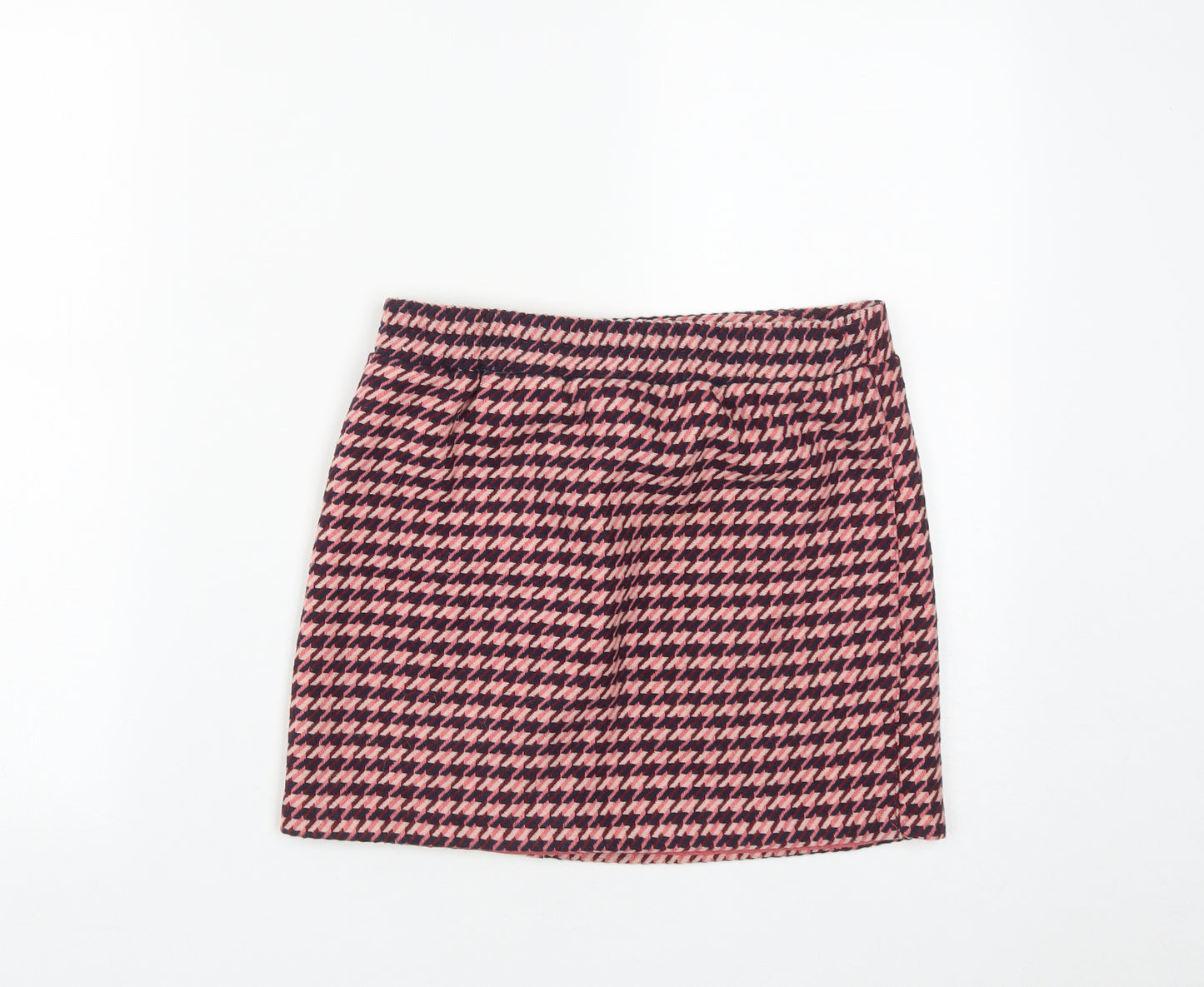 Dunnes Womens Multicoloured Plaid Polyester A-Line Skirt Size 28 in
