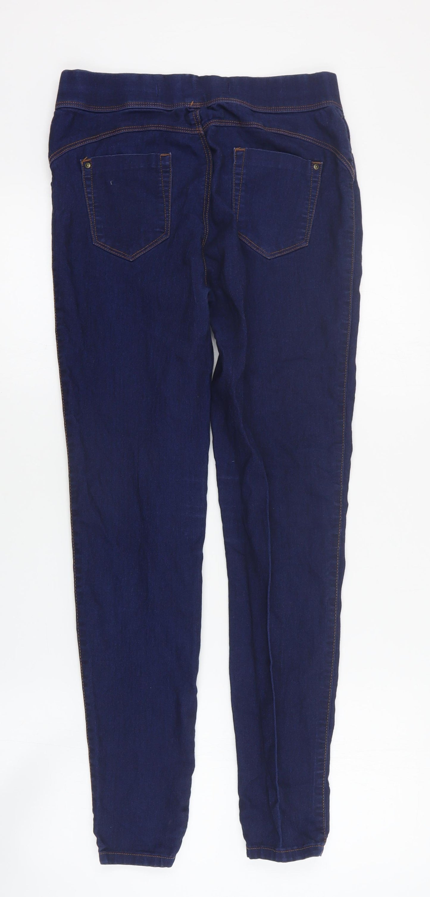 Primark Womens Blue  Cotton Jegging Jeans Size 10 L28 in Regular