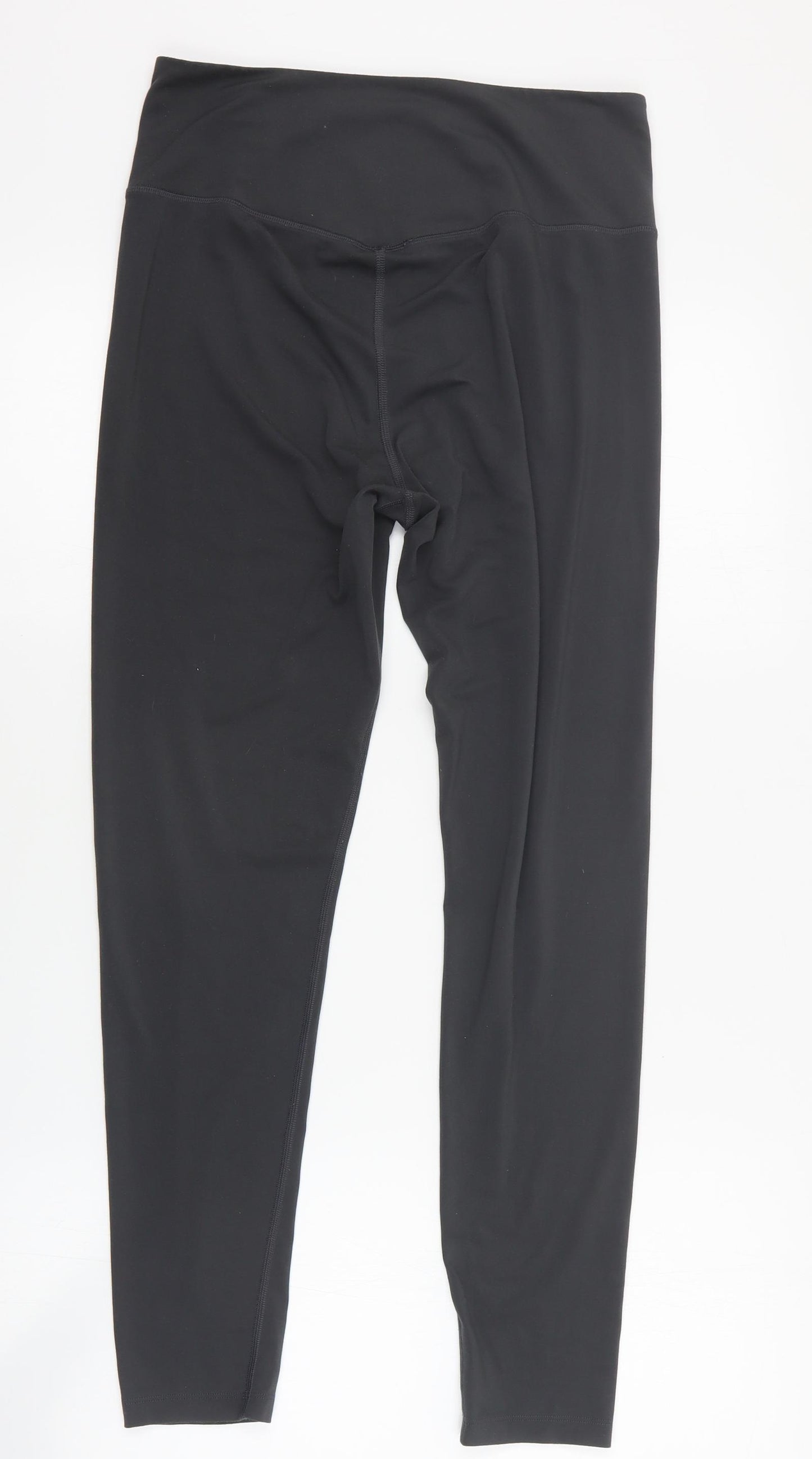 Girlfriend Collective Womens Grey  Polyester Cropped Leggings Size XL L26 in Regular Pullover