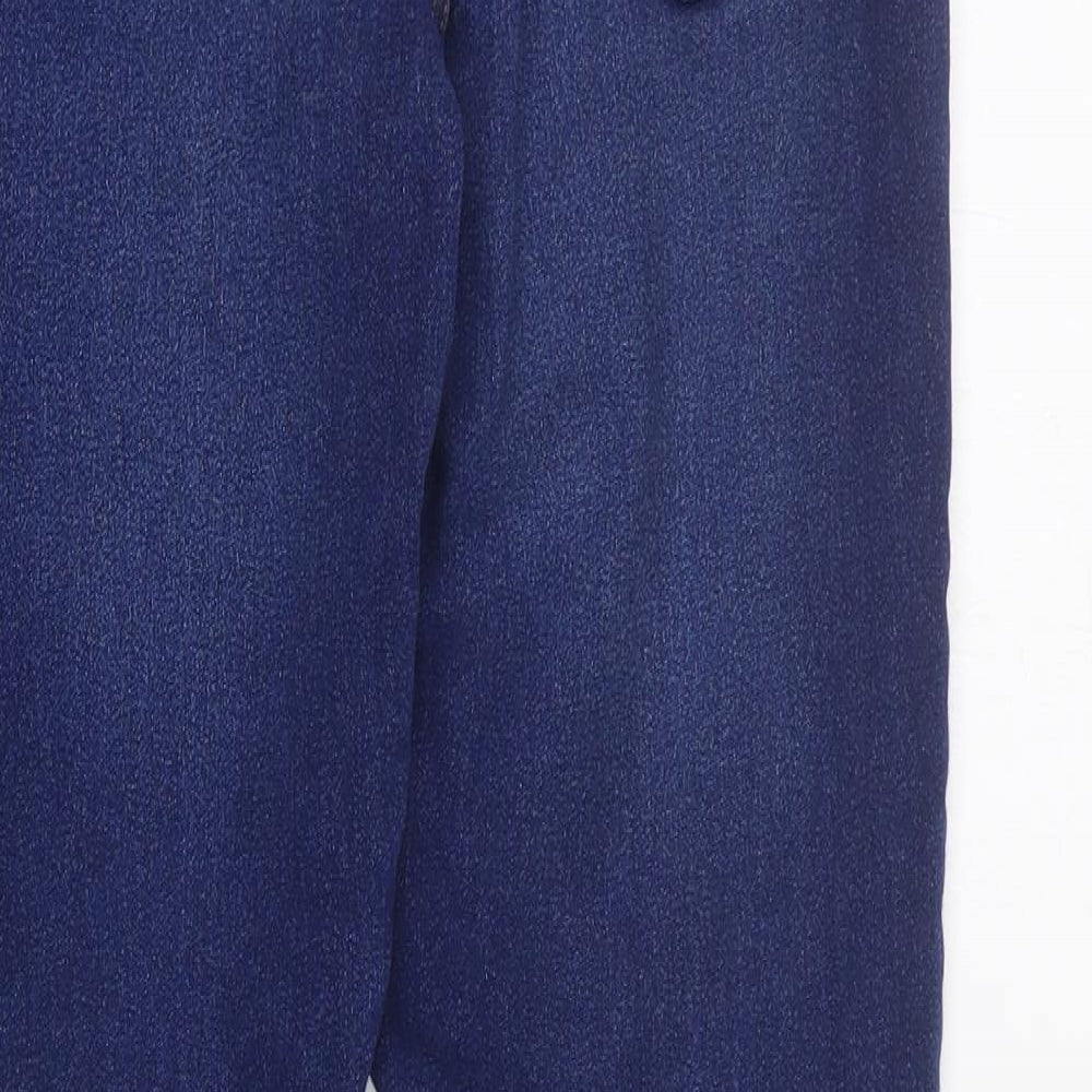 Primark Womens Blue  Cotton Skinny Jeans Size 10 L28 in Regular Zip