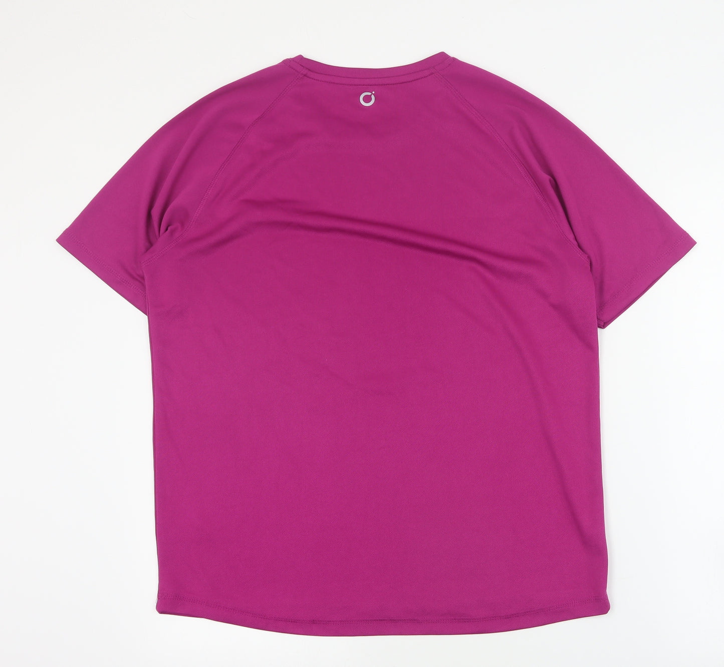 Dunnes Mens Pink  Polyester  T-Shirt Size M Round Neck
