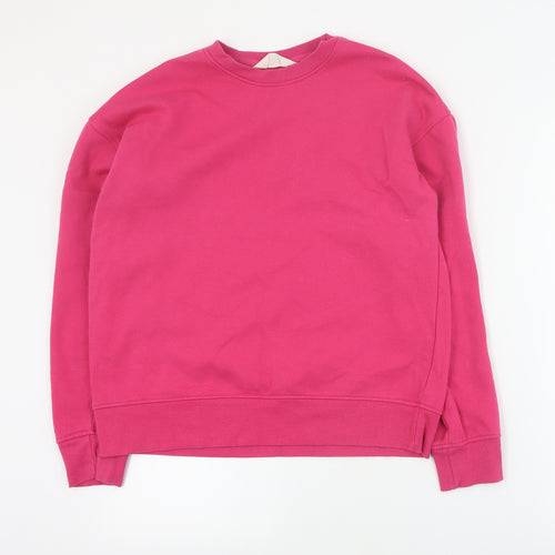 Primark Womens Pink  Cotton Pullover Sweatshirt Size XS  Pullover