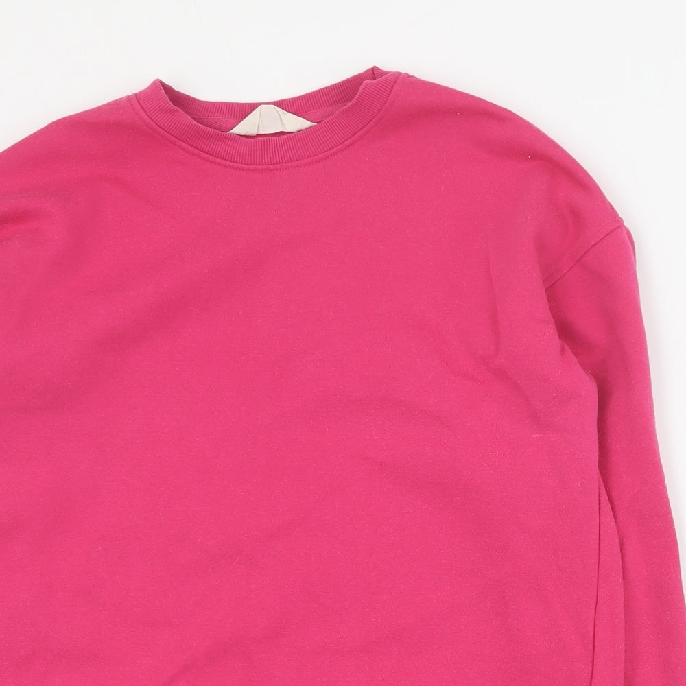 Primark Womens Pink  Cotton Pullover Sweatshirt Size XS  Pullover