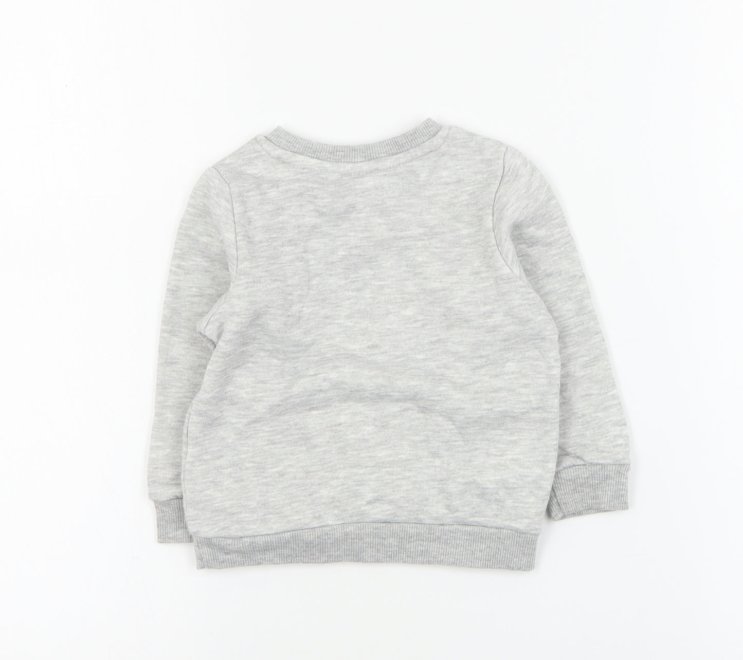 Primark Baby Grey  Cotton Pullover Jumper Size 12-18 Months  Pullover - Mickey Mouse