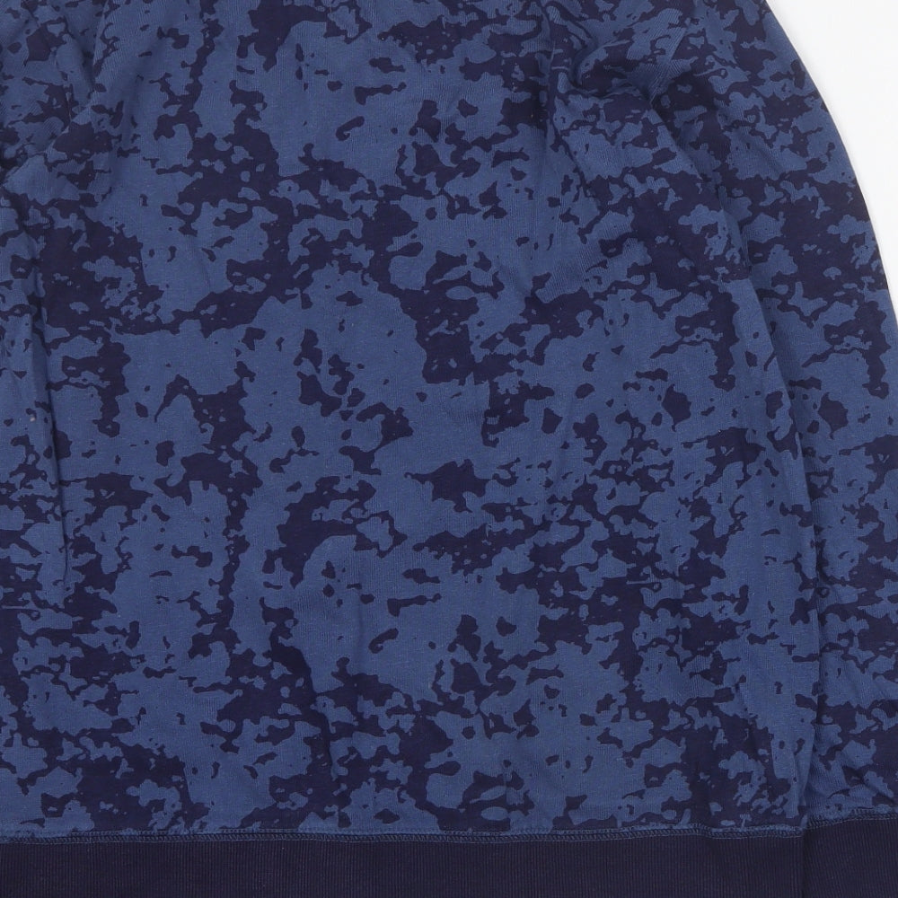 H&M Boys Blue  Cotton Pullover Sweatshirt Size 13-14 Years  Pullover