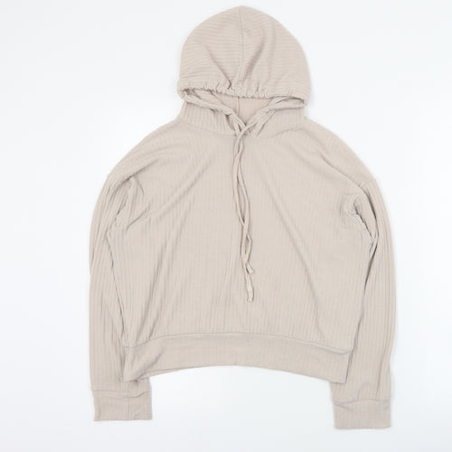 New Look Womens Pink  Polyester Pullover Hoodie Size M  Pullover