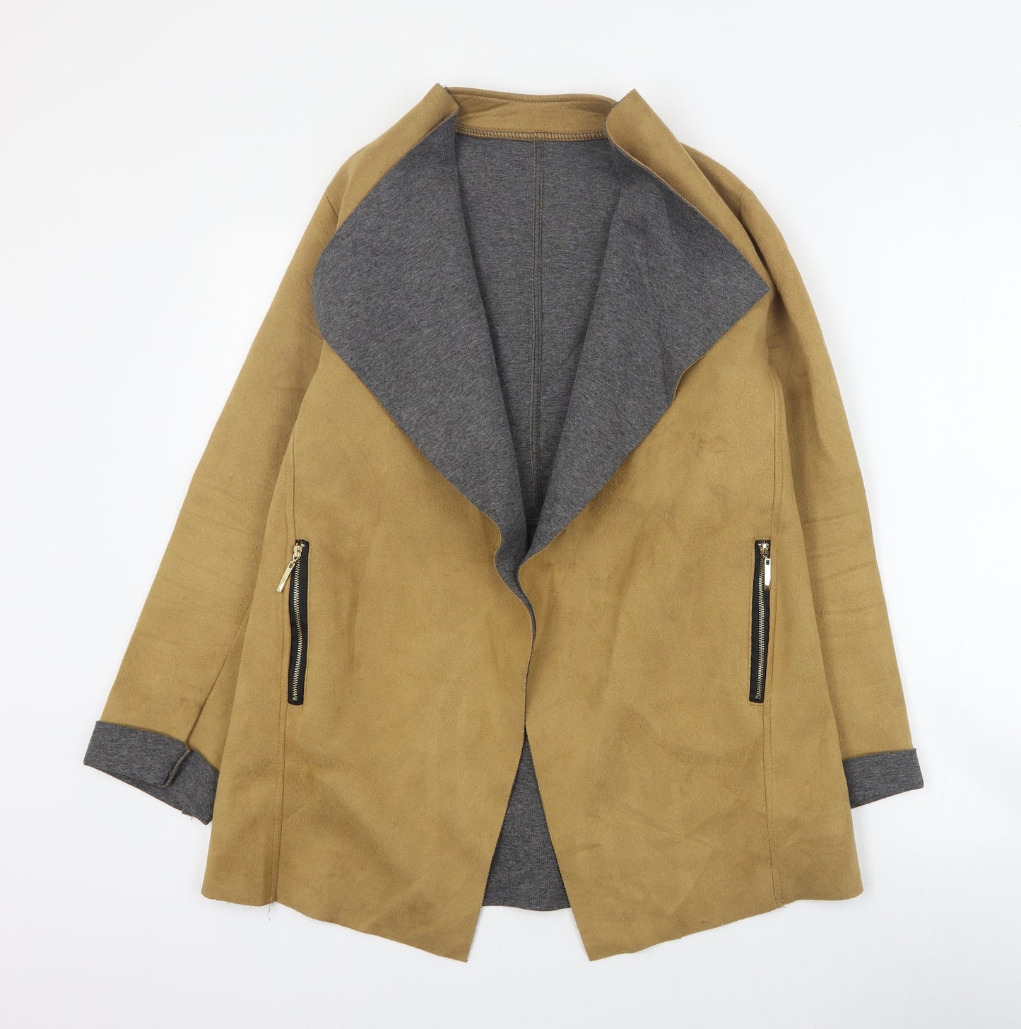 Preworn Womens Brown   Overcoat Coat Size XL