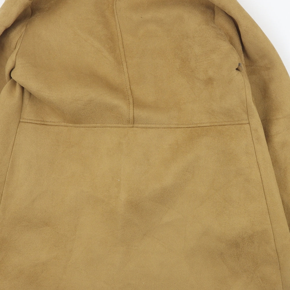 Preworn Womens Brown   Overcoat Coat Size XL