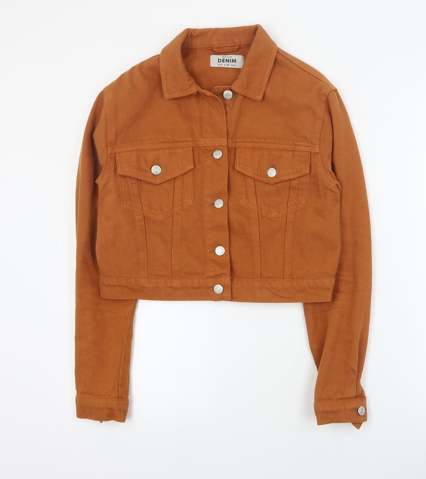 New Look Womens Brown   Jacket  Size 8  Button