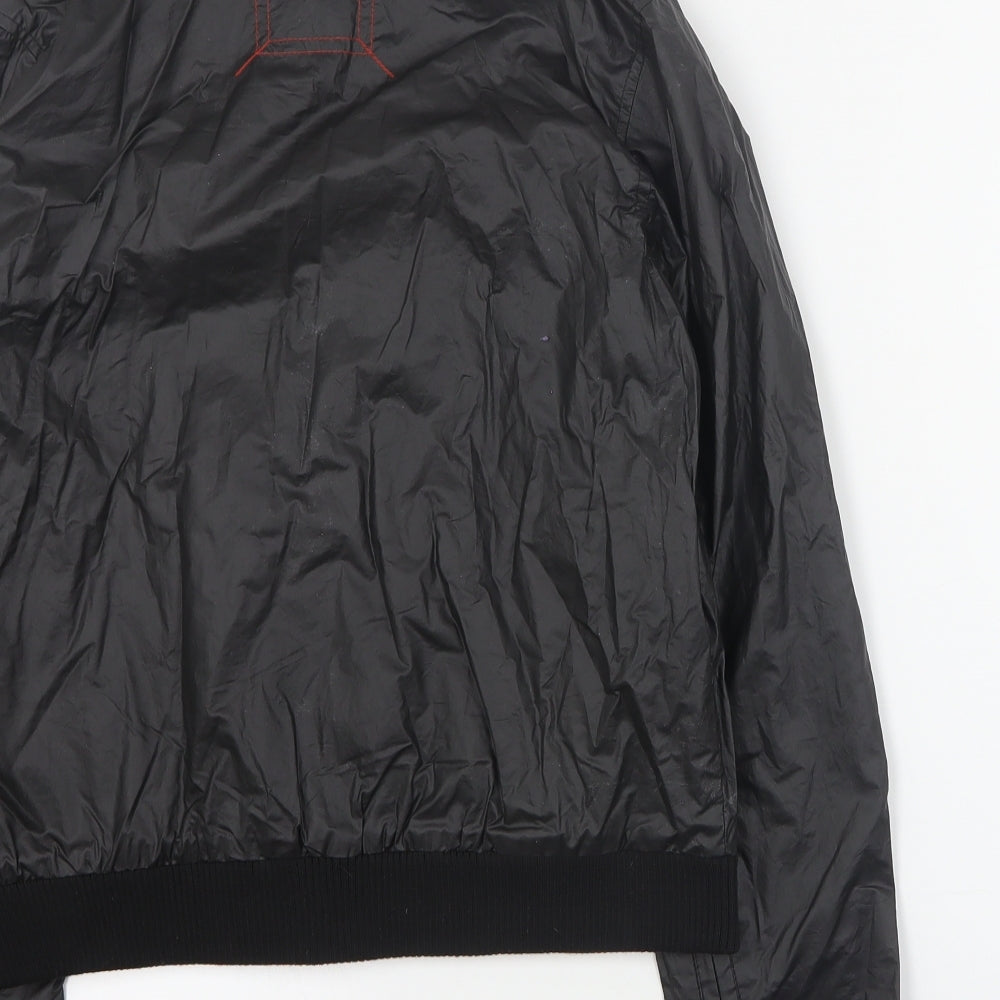 Marks and Spencer Boys Black   Jacket Coat Size 11-12 Years  Zip