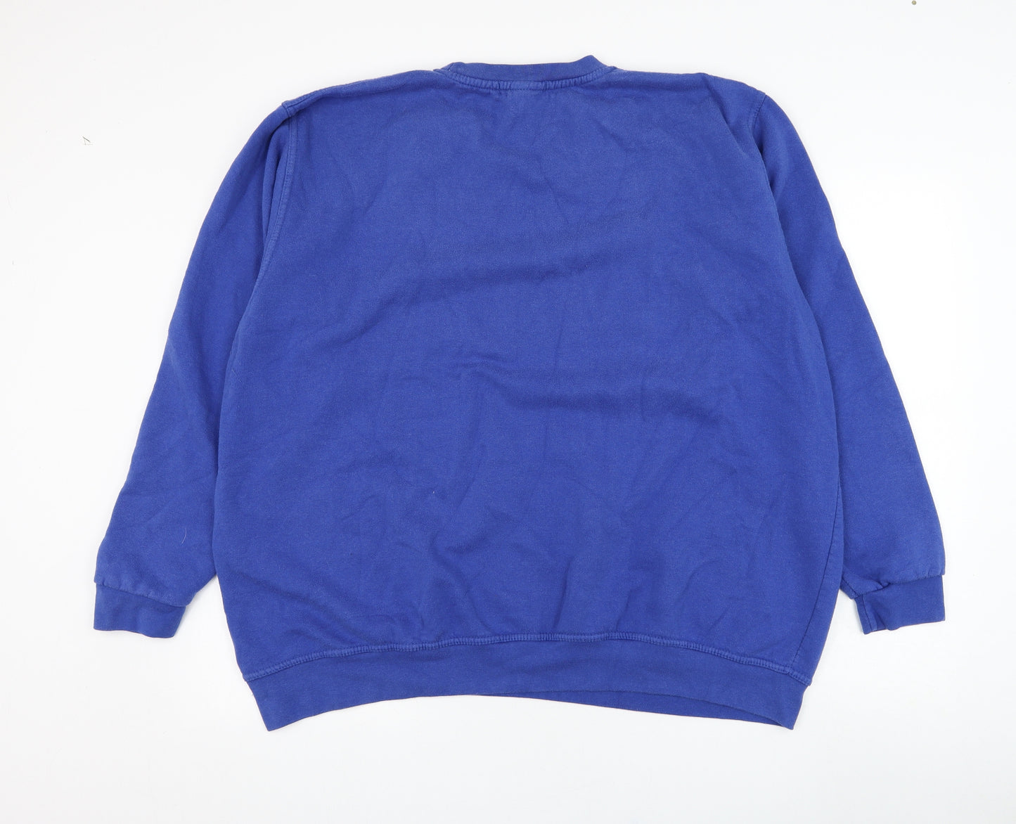 In the Style Womens Blue  Cotton Pullover Sweatshirt Size 22  Pullover - Sunshine