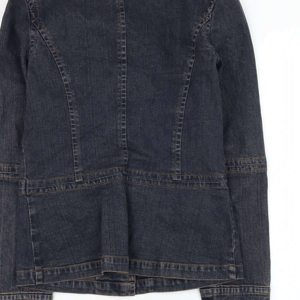 Fashion that functions Womens Blue   Jacket  Size 10  Button