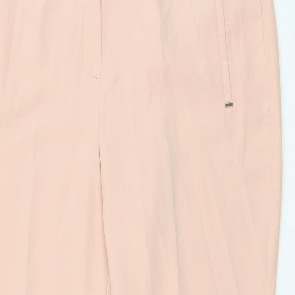 George Womens Pink  Polyester Trousers  Size 18 L27 in Regular Zip