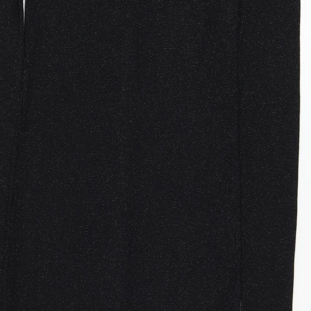 Principles Womens Black  Polyester Shirt Dress  Size S  V-Neck Button