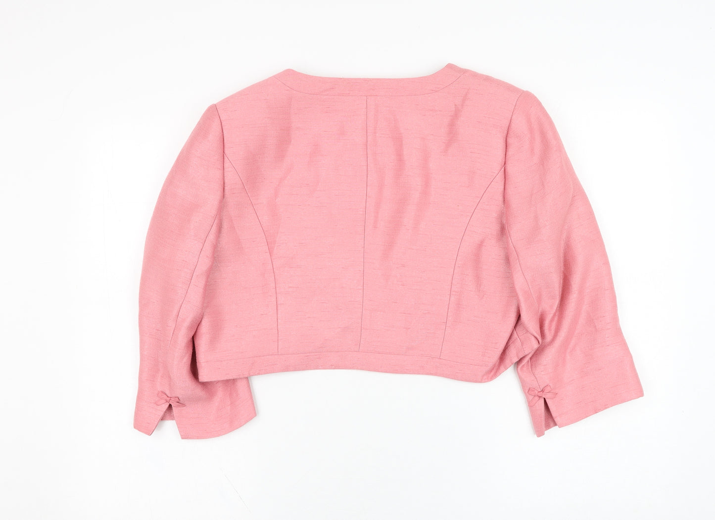 Jacques Vert Womens Pink   Jacket Blazer Size 16