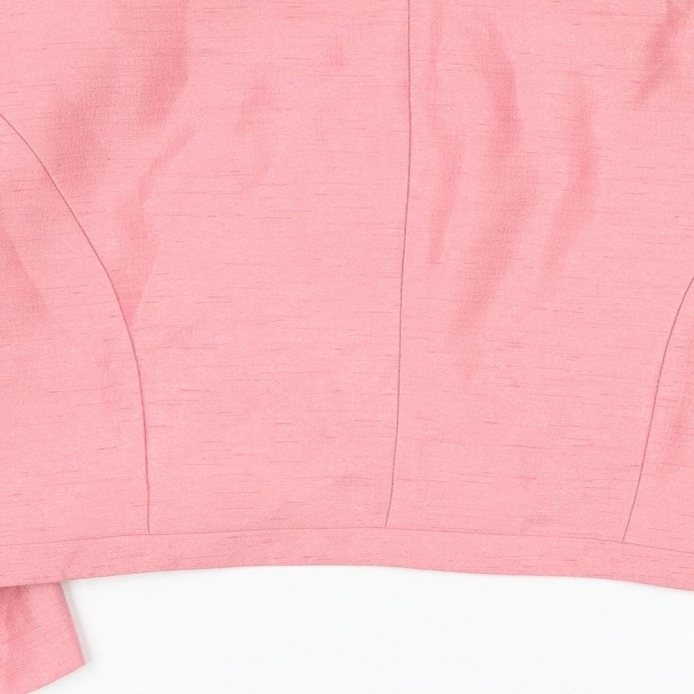 Jacques Vert Womens Pink   Jacket Blazer Size 16