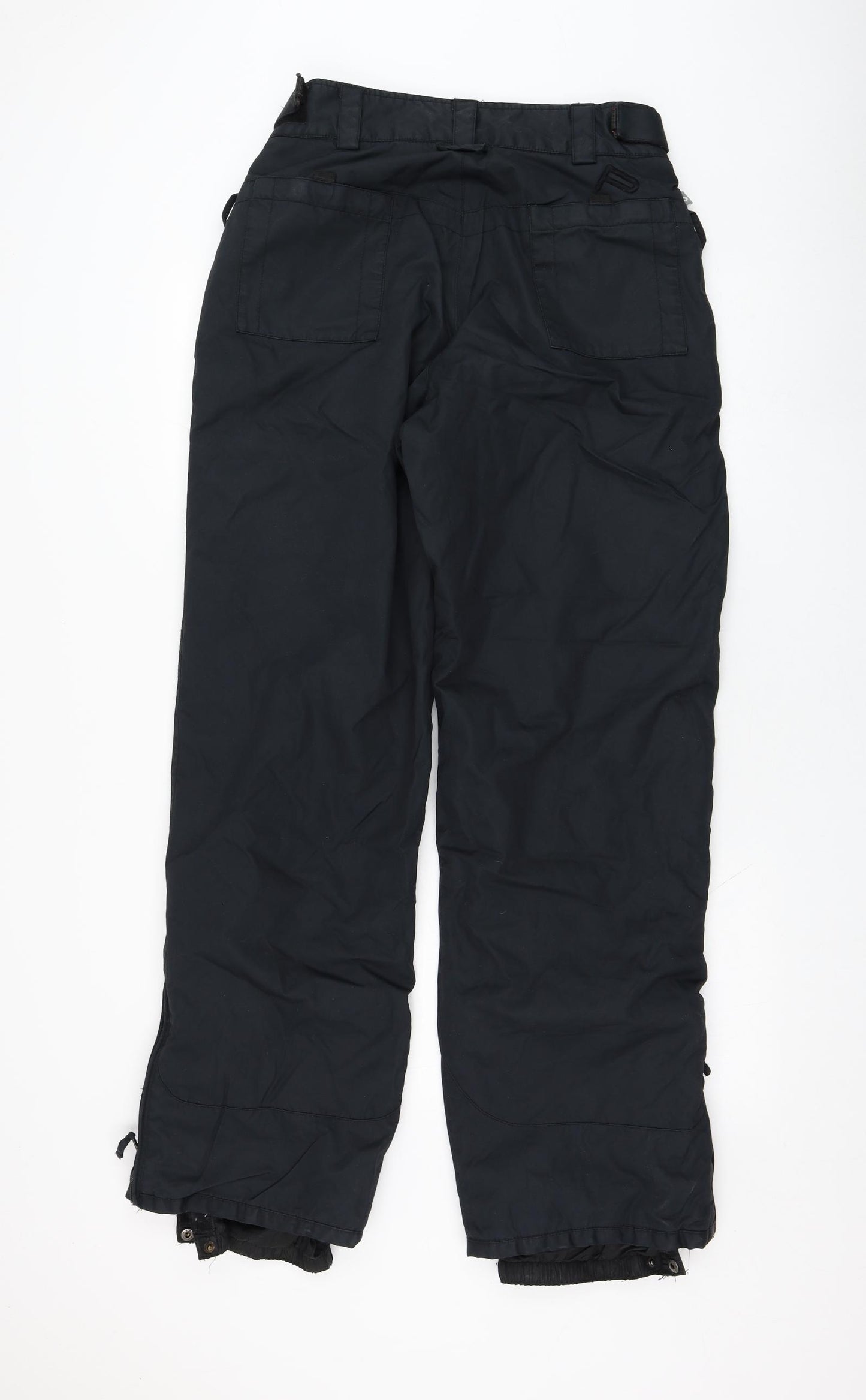 Parallel Mens Black  Nylon Snow Pants Trousers Size S L33 in Regular Zip